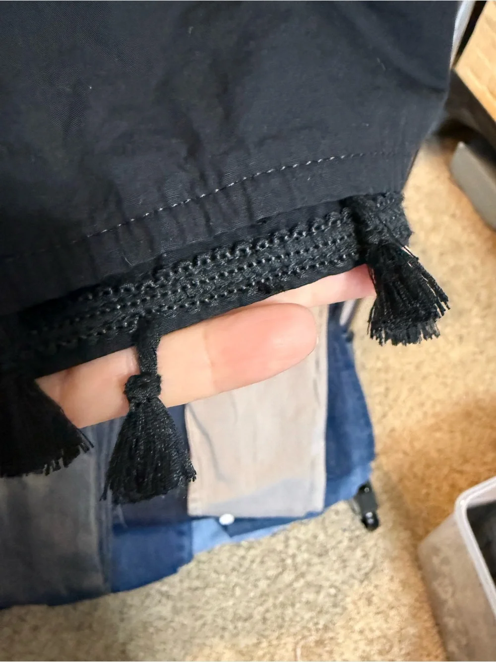 Vineyard Vines Ruffle Strap Tassel Dress Size Large - Picture 4 of 4